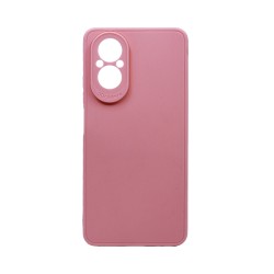 Funda de Silicona Suave con Marco de Cámara para Realme C67 4G Rosa Funda de Silicona Suave con Marco de Cámara para Realme C67 4G Rosa